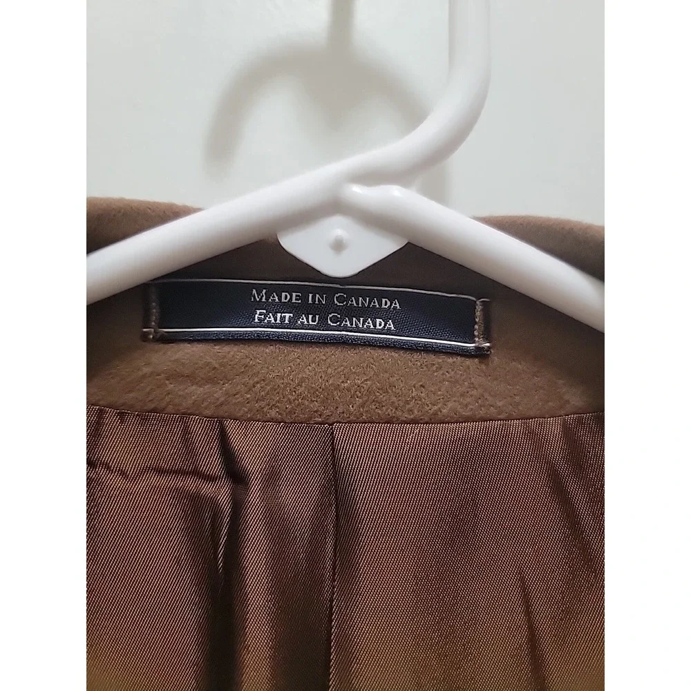 Arnold Brant Men's Brown 100% Cashmere Blazer Jacket 44LT.  Made In Canada